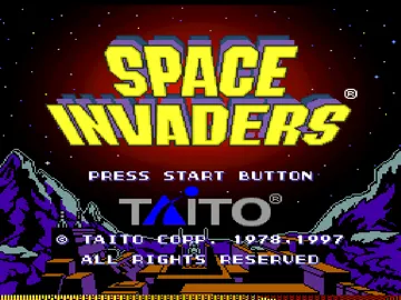 Space Invaders (US) screen shot title